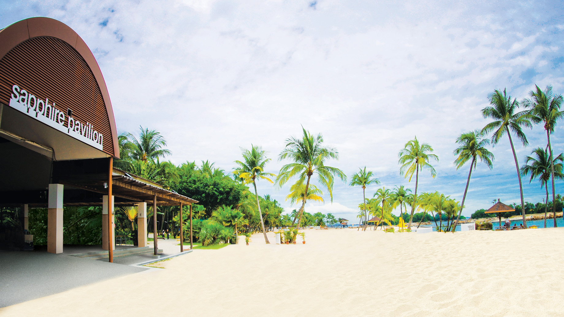 Sapphire Pavilion beach view